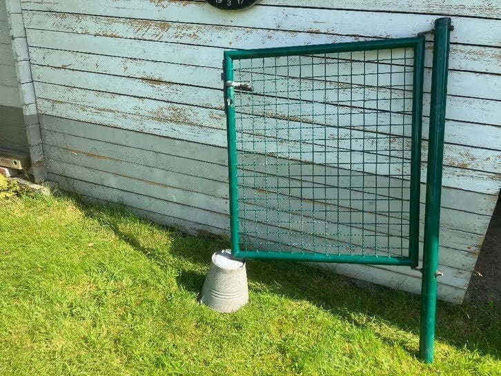 Groen metalen poortje, 88 X 100 cm, Tuin en Terras, Ophalen
