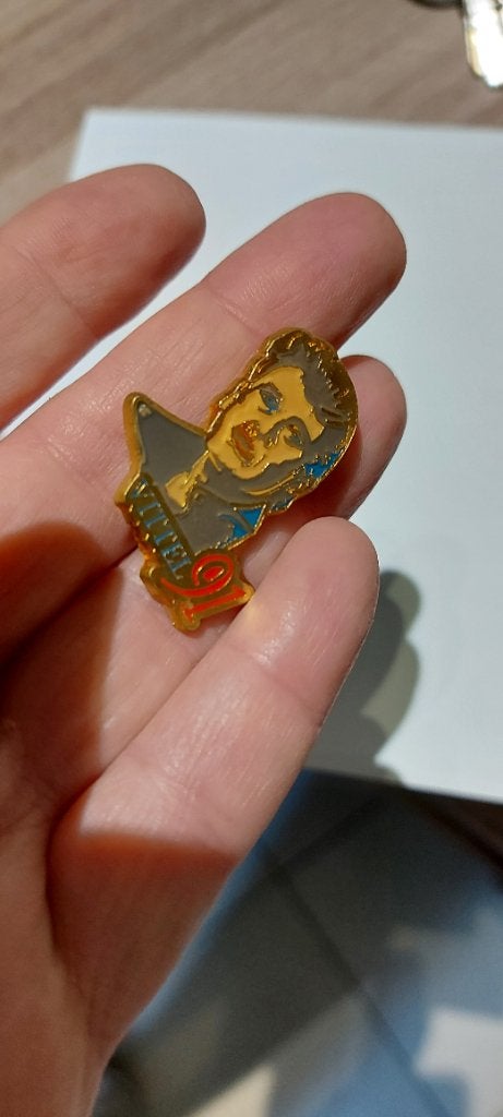 Pin's J.H. vittel 1991, Collections, Enlèvement