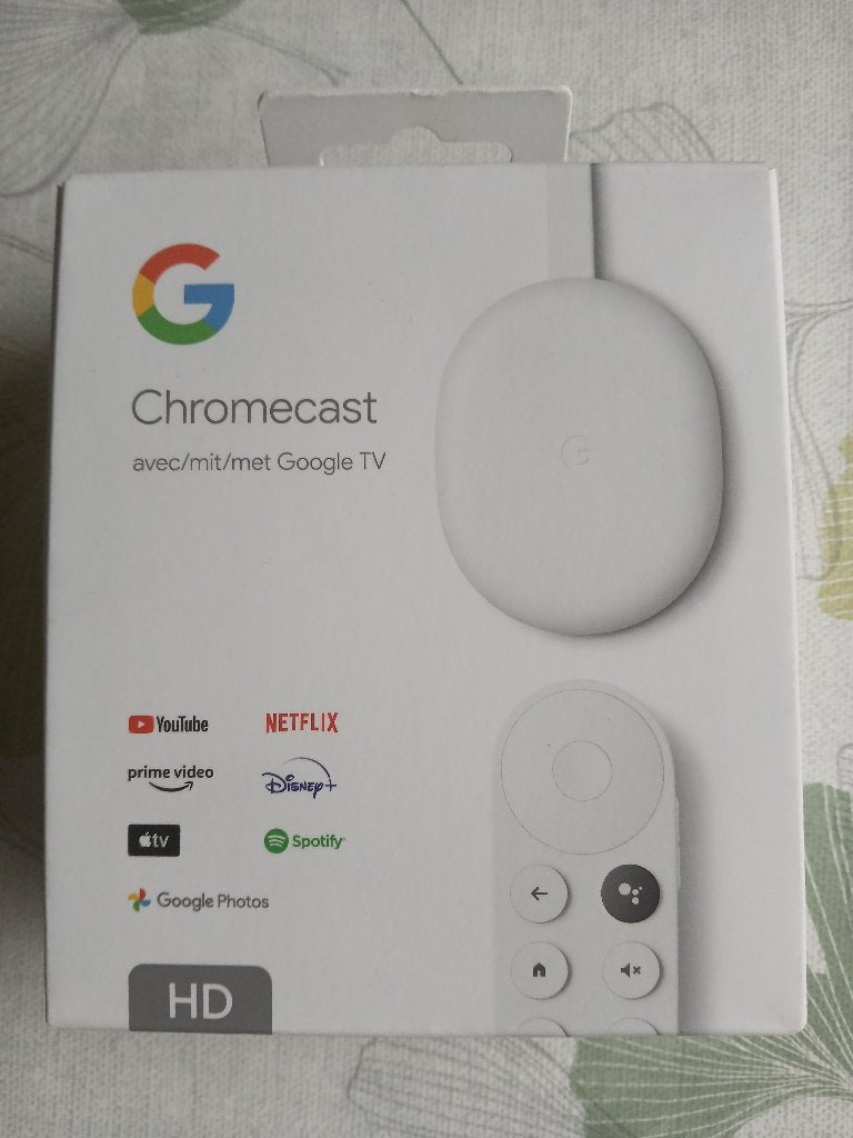Google Chromecast met Google tv, Enlèvement, Comme neuf