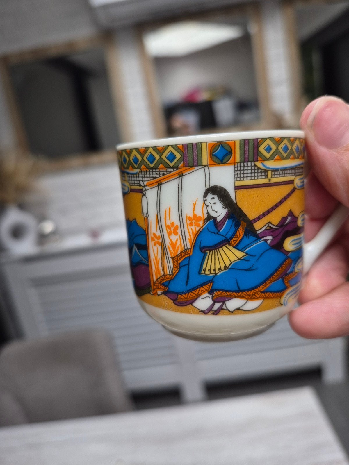 ming kop en schotel porselein, Antiek en Kunst, Ophalen of Verzenden