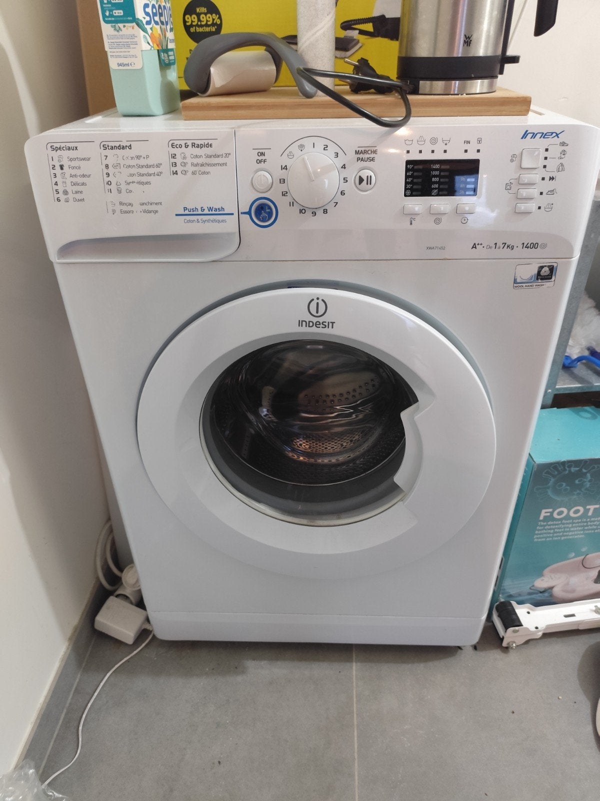 Indesit Machine à Laver, 6 à 8 kg, Enlèvement, Utilisé, Chargeur frontal