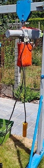 Elektrische kettingtakel 500kg, Ophalen, Gebruikt