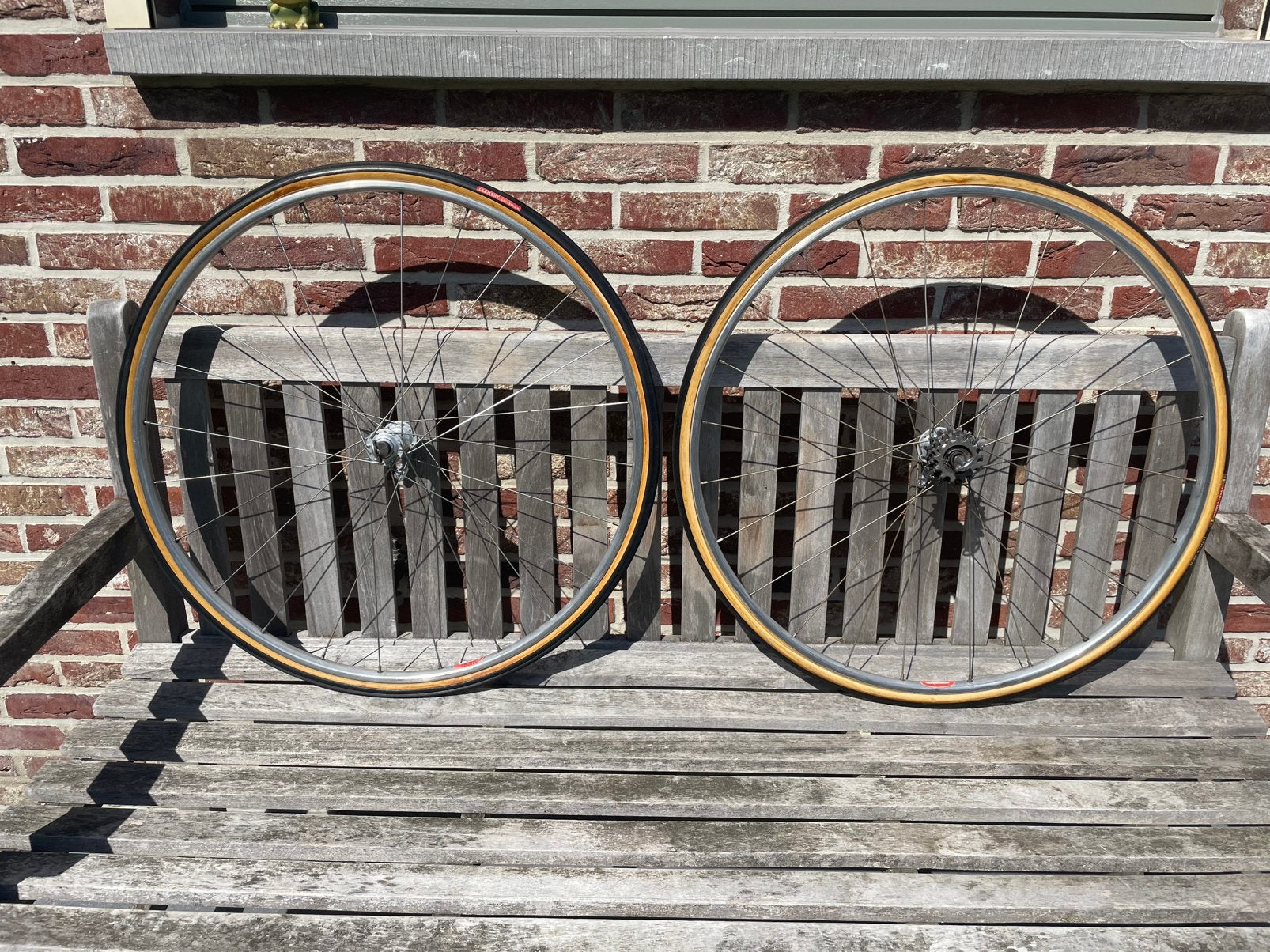 Vintage Campagnolo 24 spaak wielen, Ophalen, Gebruikt
