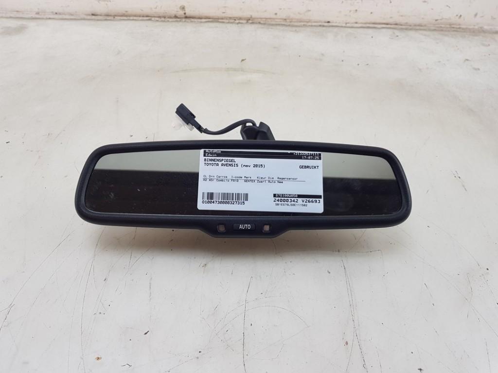 BINNENSPIEGEL Avensis Wagon (T27) (|878100WQ50|878100W050|), Dhr. J. Ham, Gebruikt, Administratie@autoham.nl, Toyota