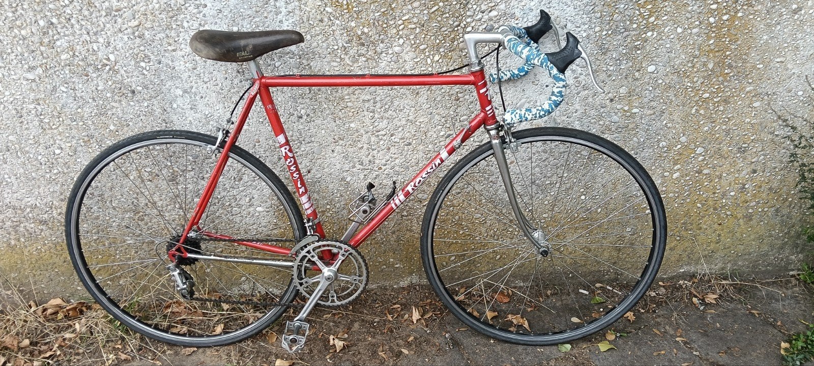 Vélo de course italien 80's retapé, prêt à rouler, à Bxl, Enlèvement