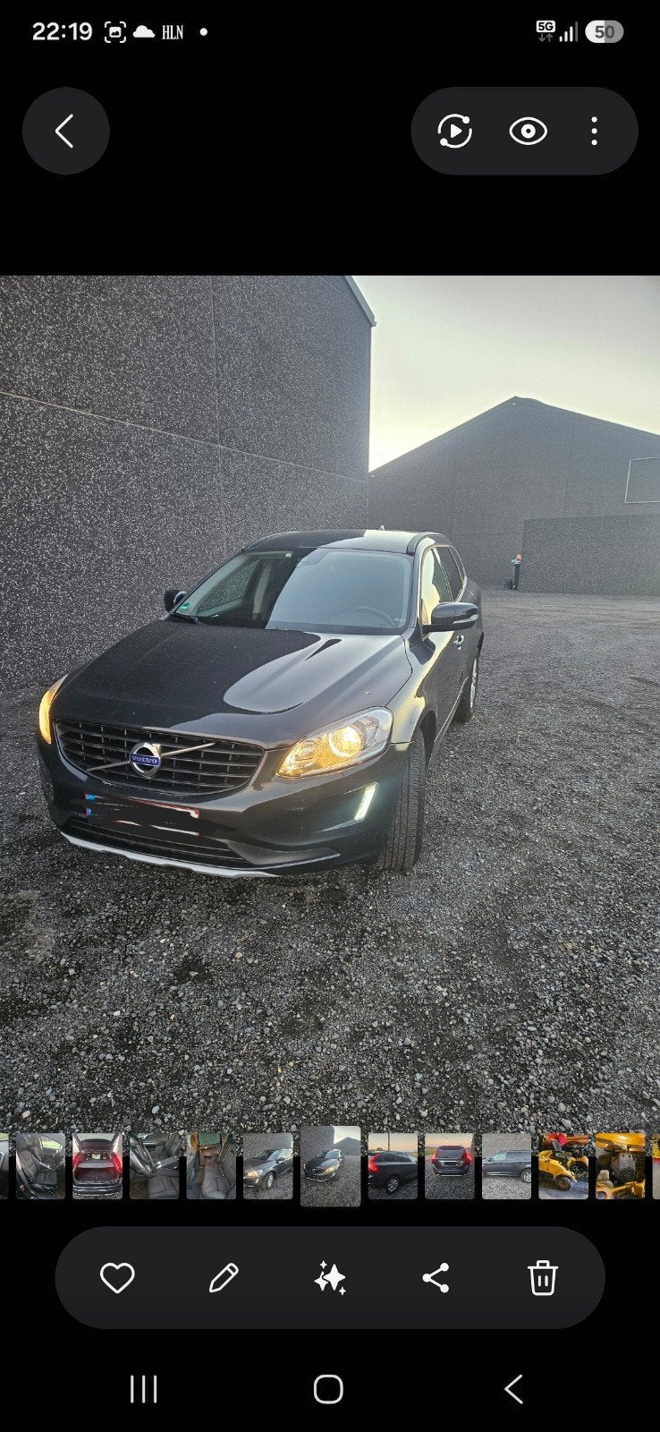 volvo XC60  12/2015, Auto's, Stof, 1800 kg, Grijs, Particulier