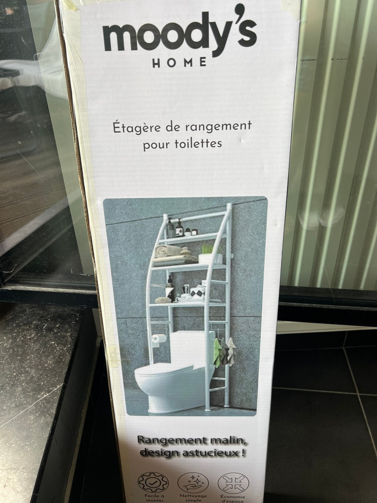 Étagère de rangement pour toilettes,en acier inoxydable neuf, Enlèvement ou Envoi, Neuf