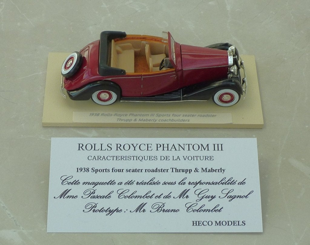 Heco 1-43 1938 Rolls Royce Phantom III Sports 4-seater, Enlèvement ou Envoi, Comme neuf, Voiture, Autres marques