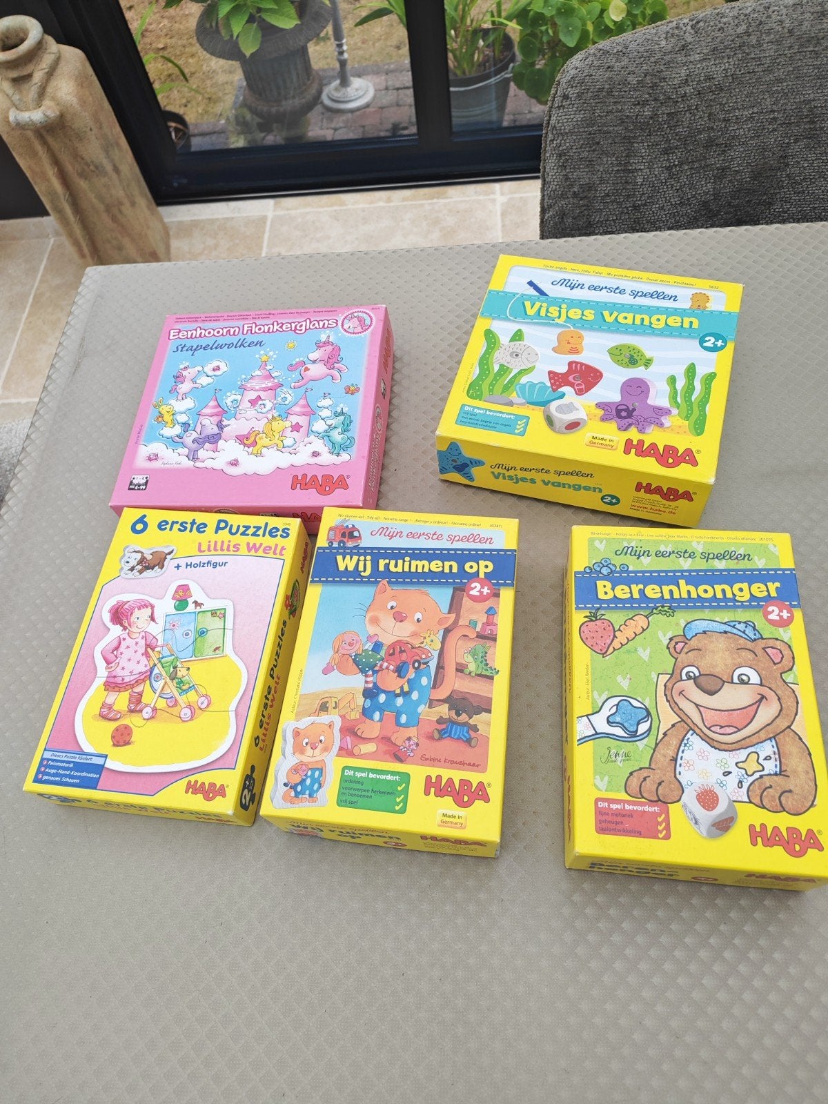 Haba kinderspelen en puzzels, Ophalen