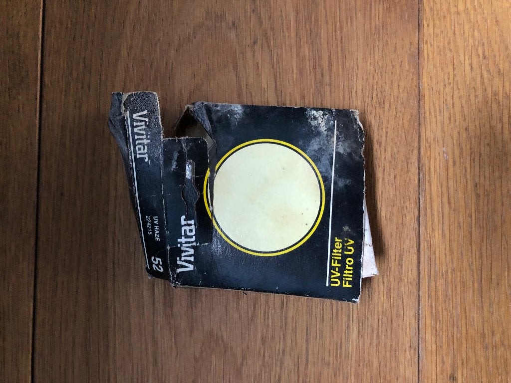 Vivitar uv filterlens, Ophalen, Vivitar