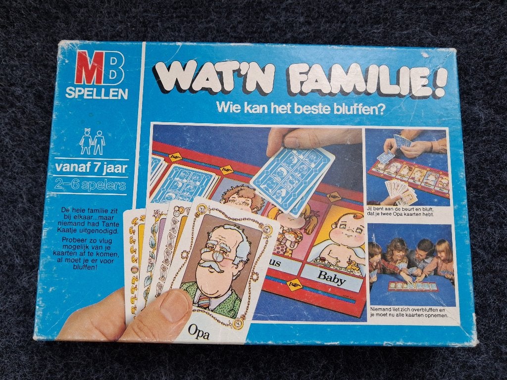 Boardgame Wat'n Familie, Enlèvement ou Envoi, Utilisé, MB spellen