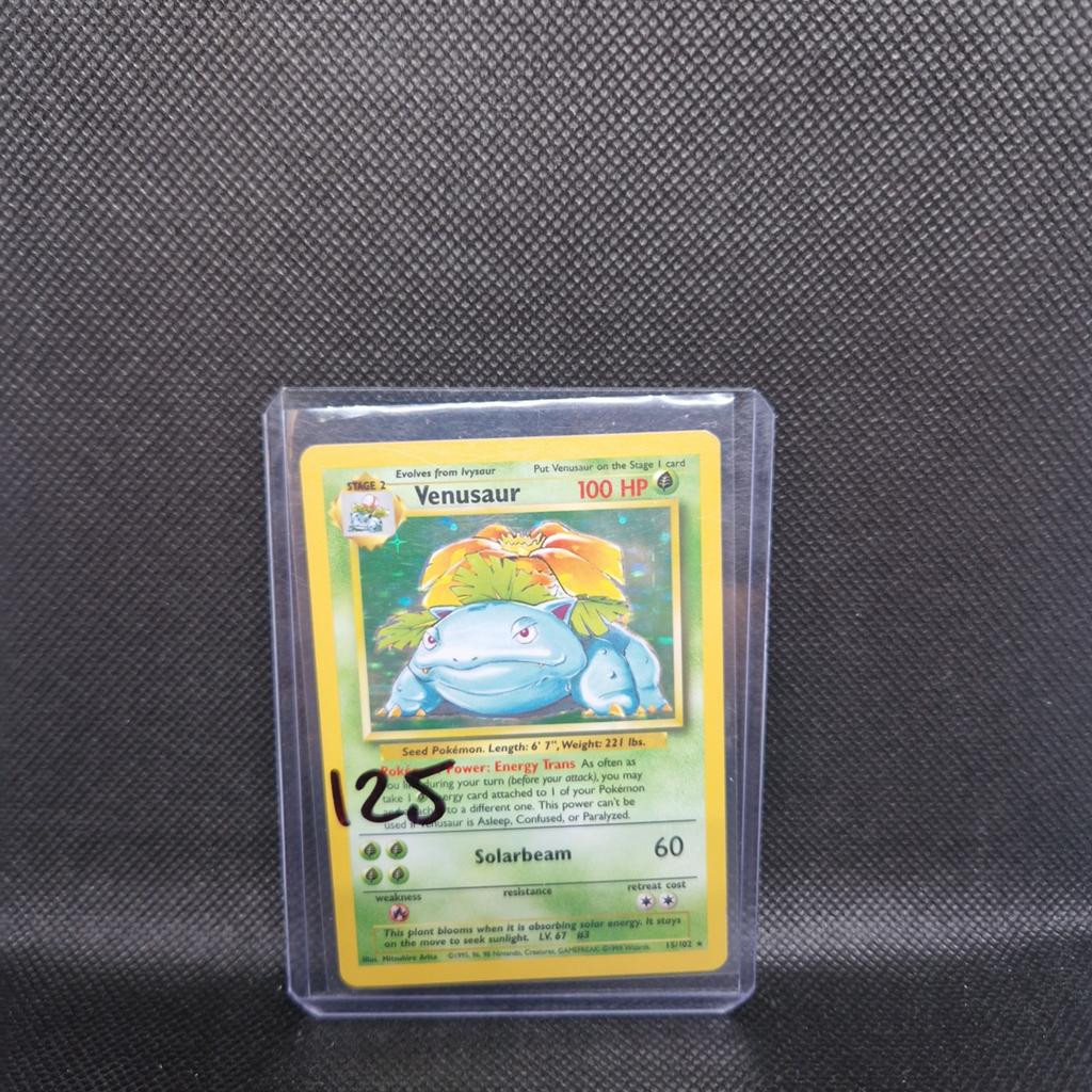 Venusaur Base Set Excellent, Ophalen of Verzenden
