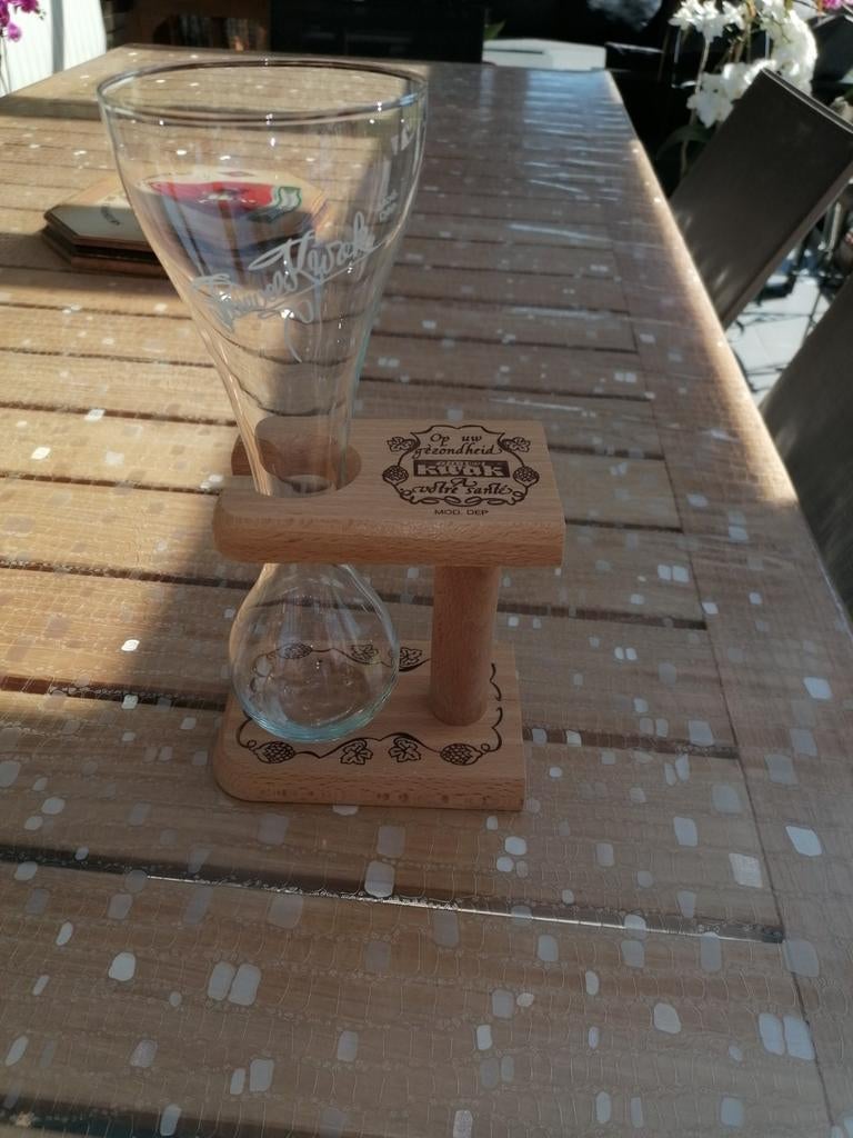 Verre à kwak 33 cl + support, Enlèvement ou Envoi