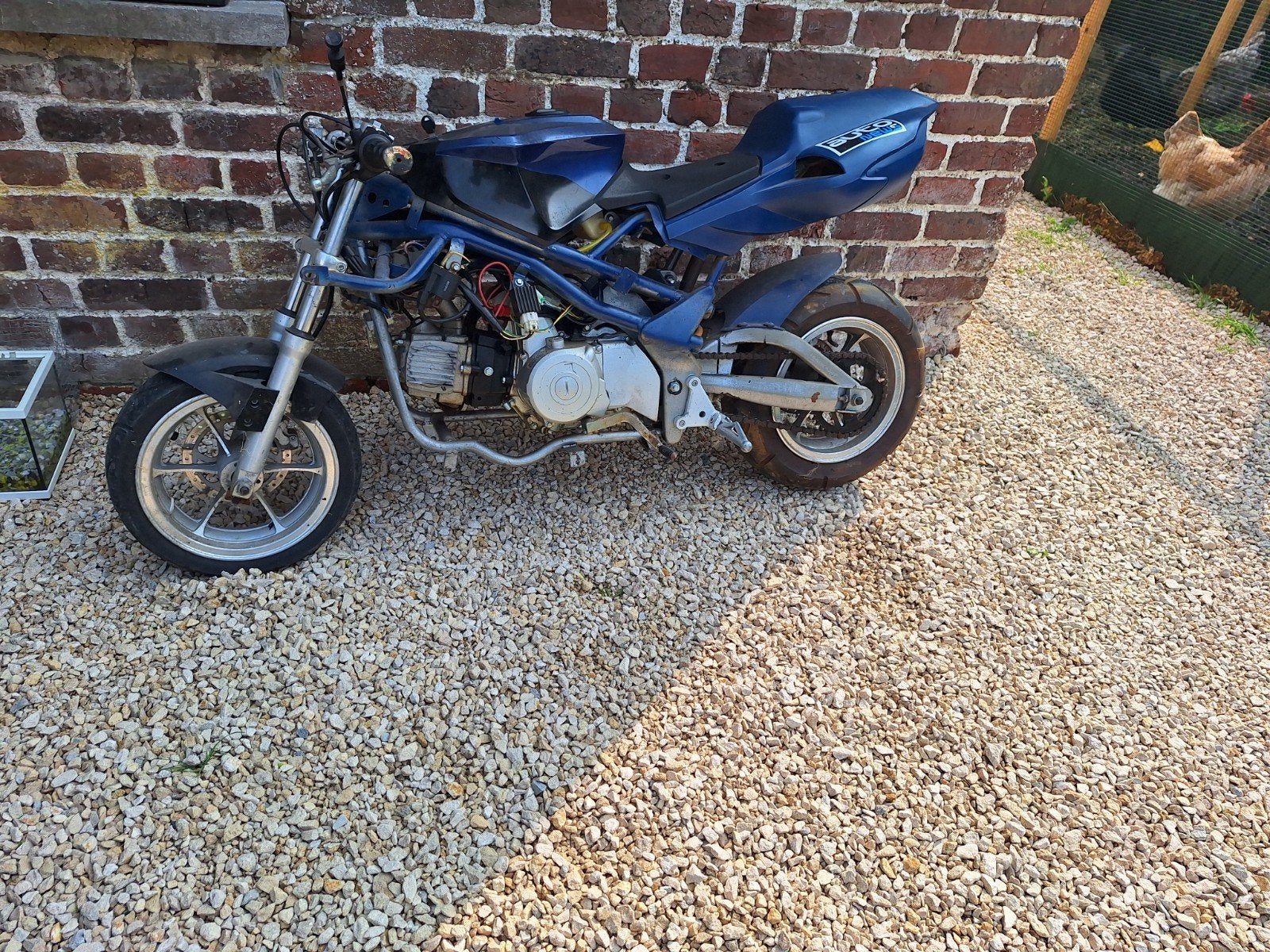 110cc schakel mini moto, Enlèvement ou Envoi, 110 cm³, Utilisé, Autres types