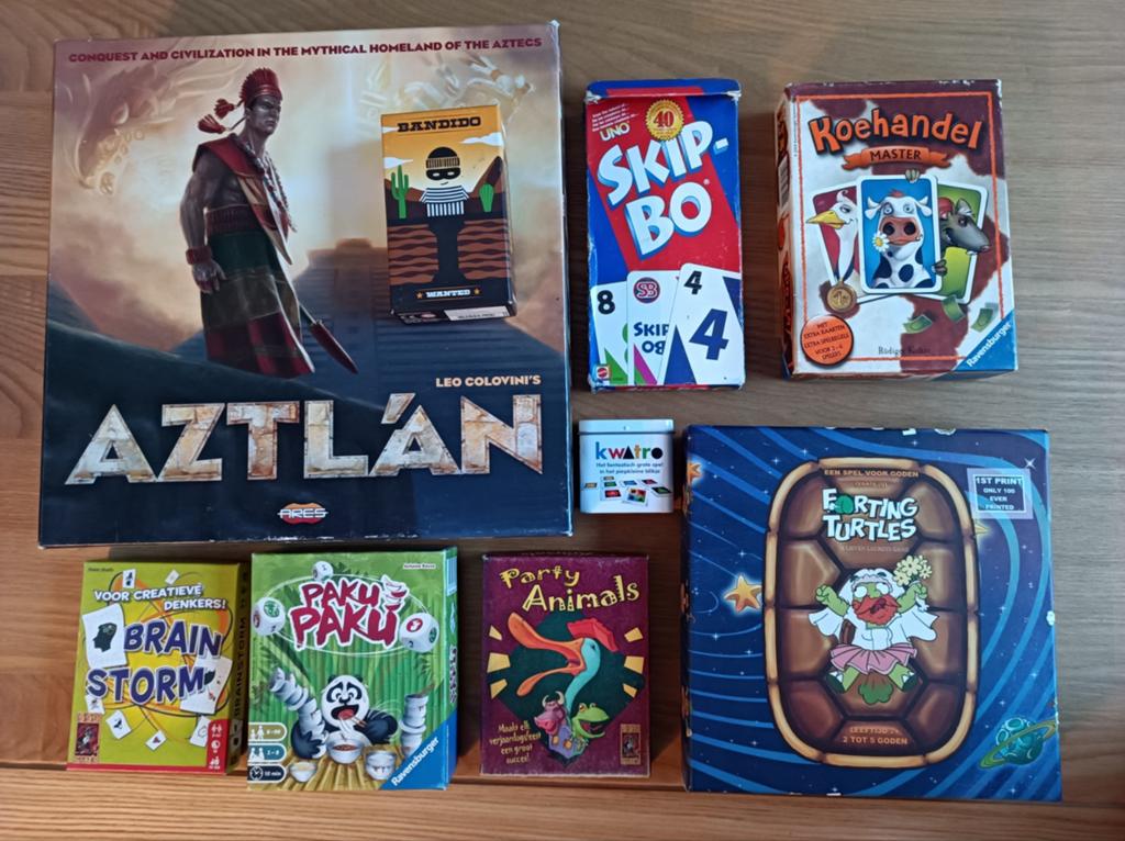 9 X gezelschapsspel, Hobby en Vrije tijd, Gezelschapsspellen | Bordspellen, Ophalen