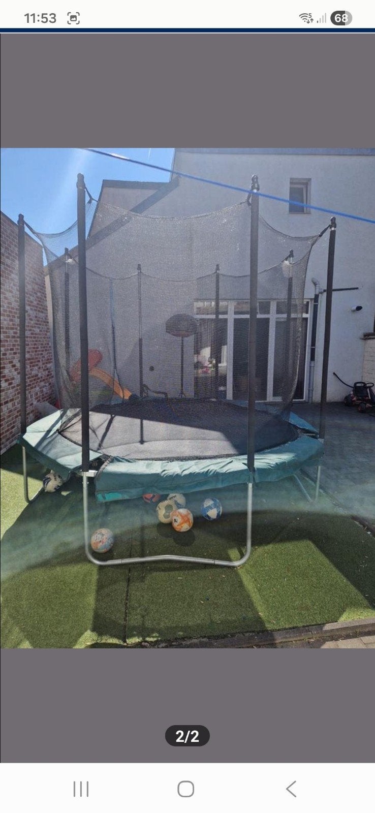 Trampoline Gratuit, Enfants & Bébés, Jouets | Extérieur | Trampolines, Enlèvement ou Envoi