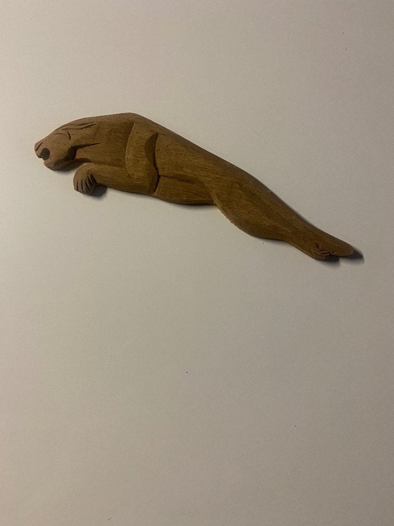 Houten jaguar schildjes, Particulier, Te koop