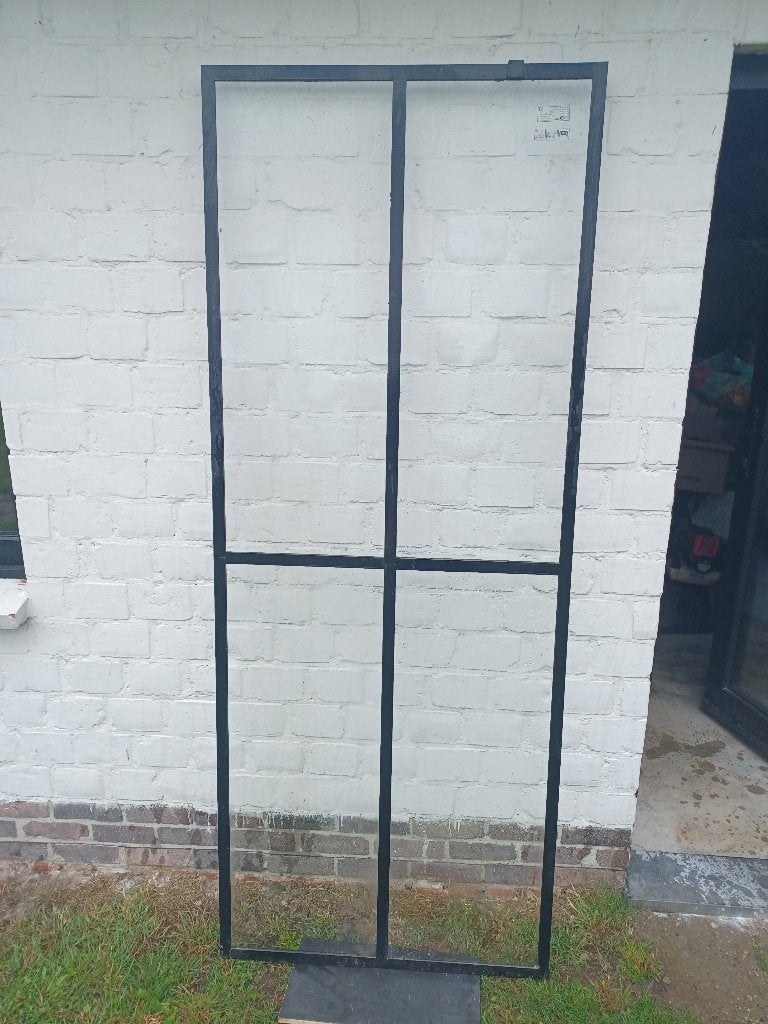 Inloopdoucewand 80x195 zwart doorzichtig, Bricolage & Construction, Enlèvement, Comme neuf, Verre, Douche