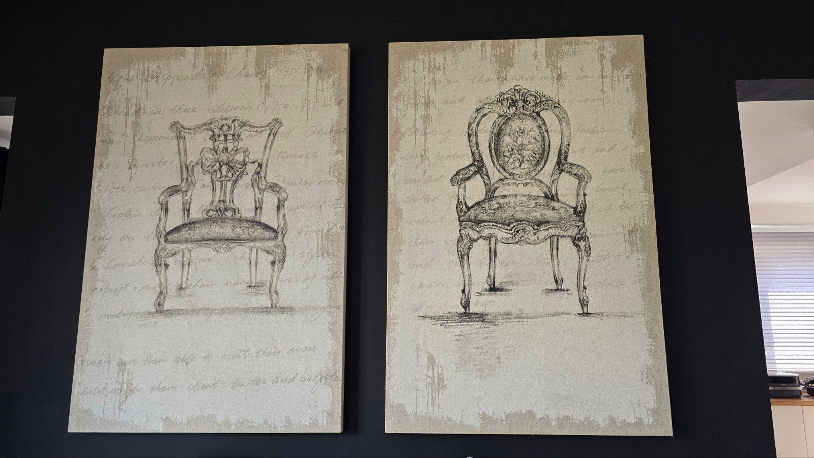 2 grandes toiles maison du monde, Huis en Inrichting, Woonaccessoires | Wanddecoraties, Ophalen