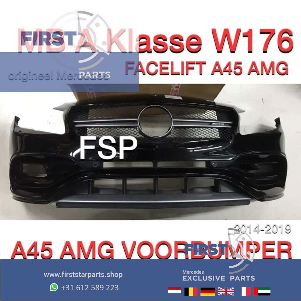 W176 Facelift A45 AMG Voorbumper compleet Mercedes A Klasse, Autos : Pièces & Accessoires, Utilisé, -, Avant, -