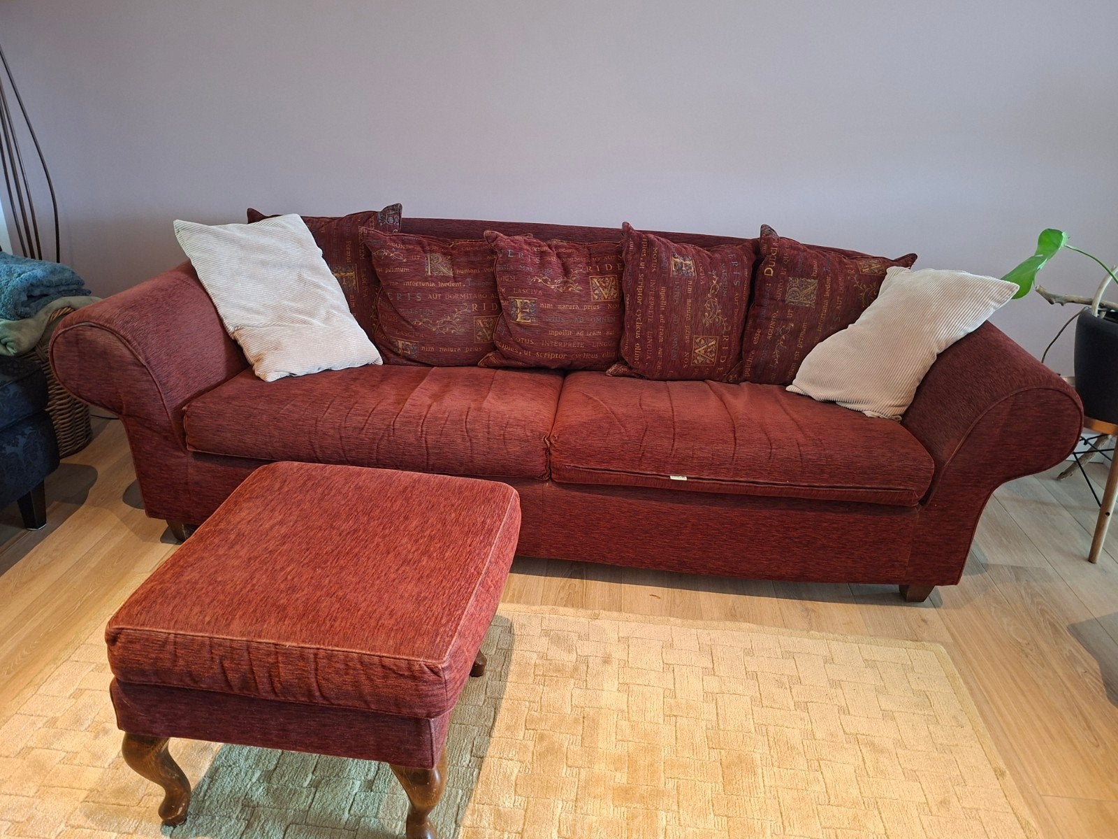 volledig salon, Huis en Inrichting, Ophalen, Gebruikt, Stof