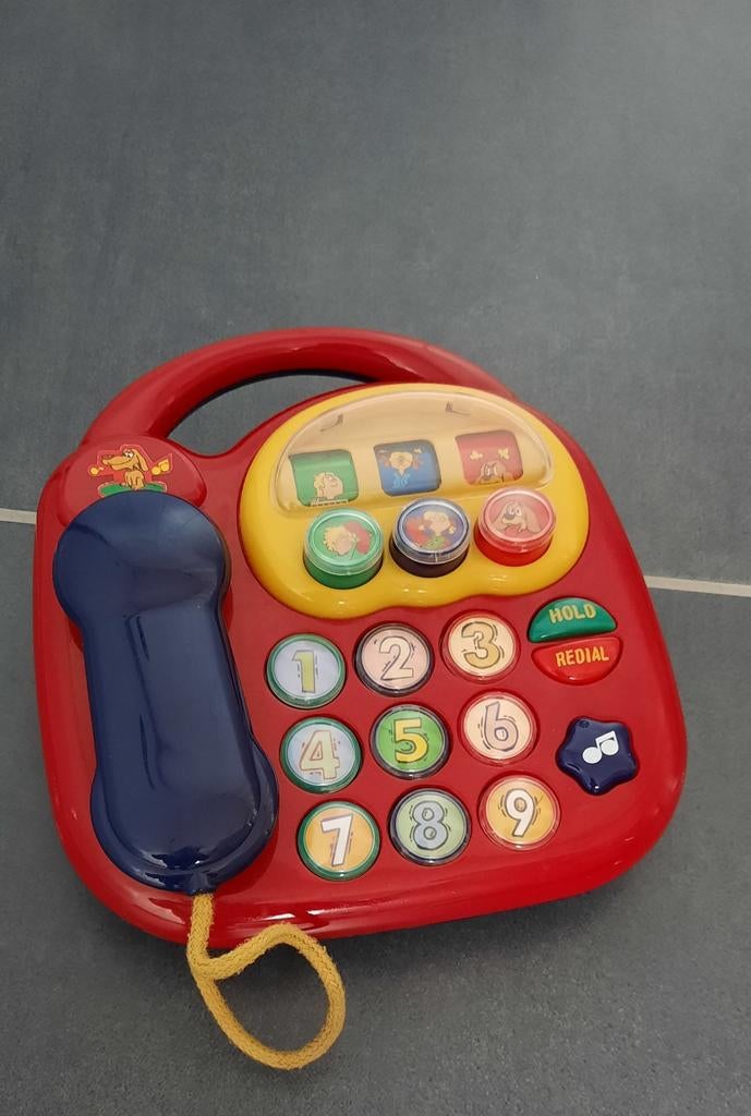 Speelgoedtelefoon, Ophalen, Gebruikt