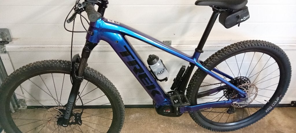 VTT Trek électrique, Vélos & Vélomoteurs, Comme neuf, Enlèvement, Hommes, Frein à disque