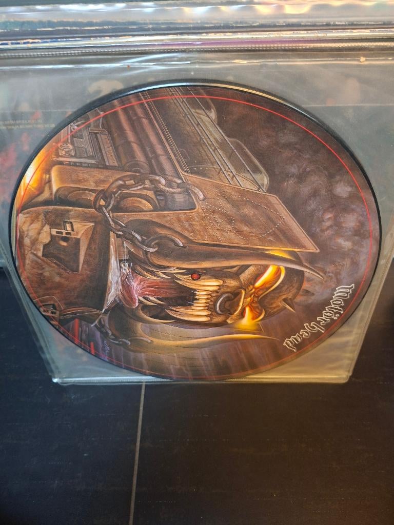 lp - motorhead - orgasmatron - ltd picture disc, Cd's en Dvd's, Vinyl | Hardrock en Metal, 1980 - 1989, Ophalen of Verzenden, Zo goed als nieuw