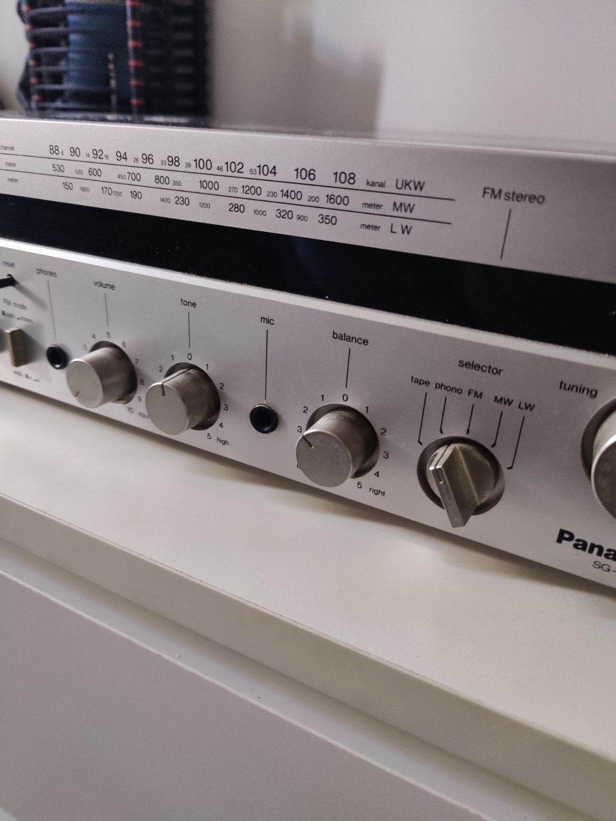 Panasonic SG-V03 MUZIEK 3 IN 1 radio, platenspeler en casset, Ophalen of Verzenden, Gebruikt, Platenspeler, Overige merken