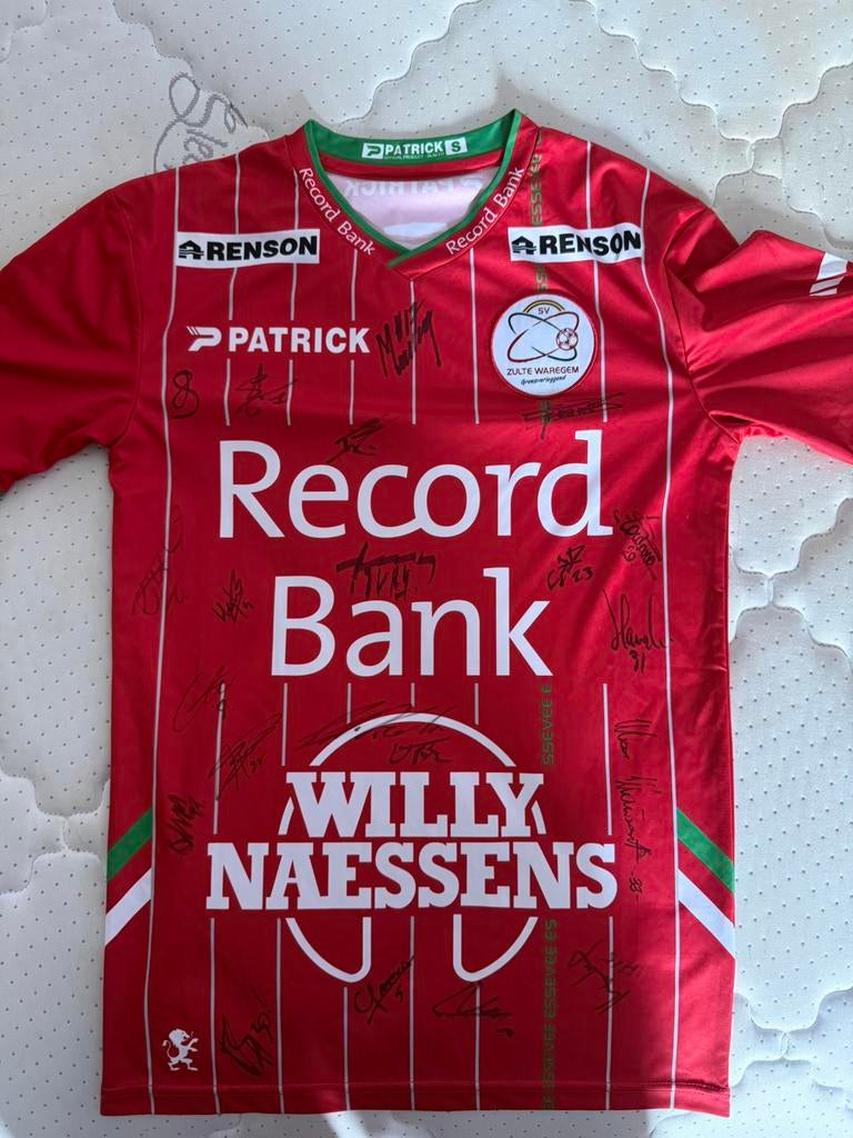 signeerd shirt team zulte waregem, Tickets en Kaartjes