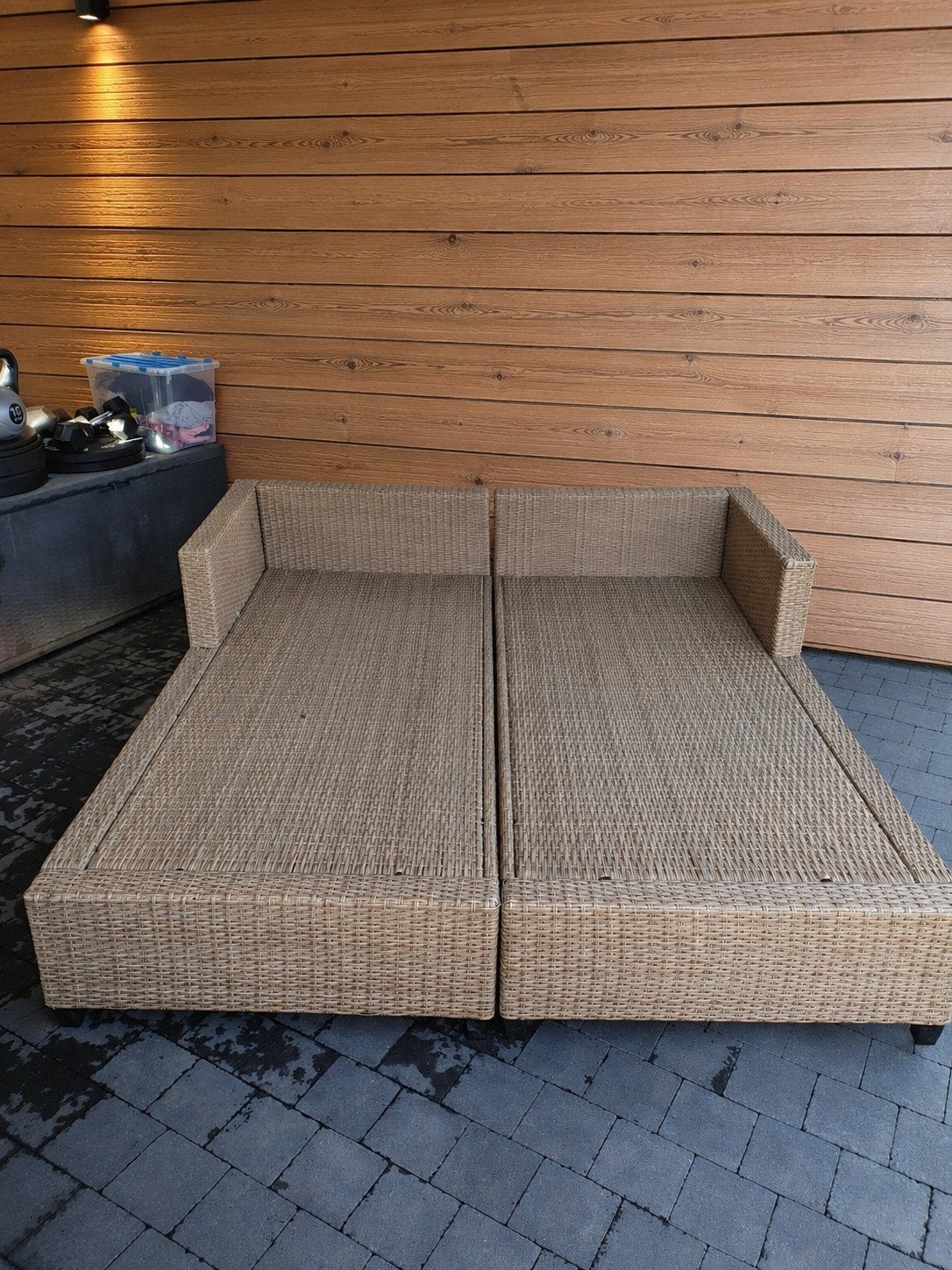 Chaise longue en osier, Jardin & Terrasse, Enlèvement, Osier