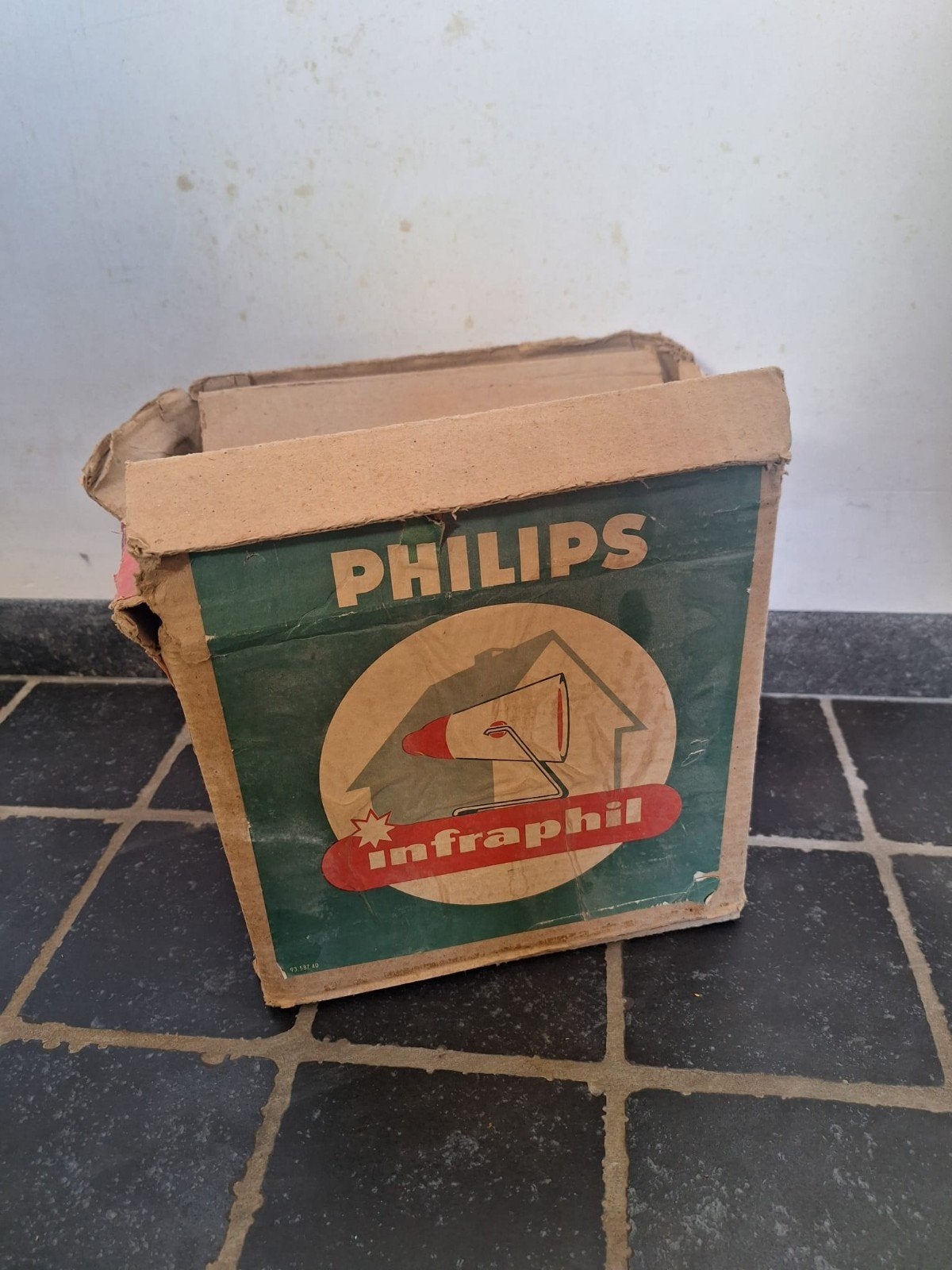 Philips vintage infrarood lamp., Enlèvement ou Envoi, Lampe, Rouge