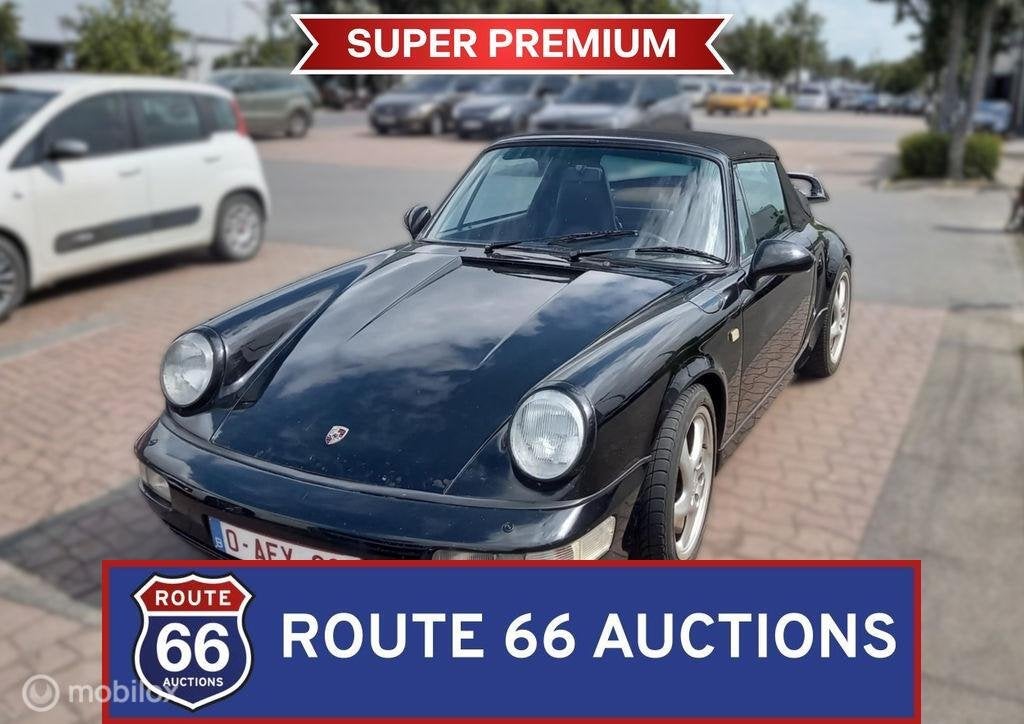 Porsche 911 Carrera Cabriolet | 1986 | Route 66 Auctions, Autos, Achat, Entreprise, Boîte manuelle, Autre carrosserie