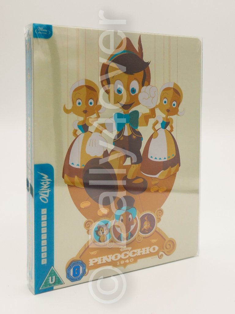 Pinocchio Disney Blu-ray SteelBook Zavvi Mondo X #31 Limited, CD & DVD, Enlèvement ou Envoi, Film, Blu-ray, Neuf, dans son emballage