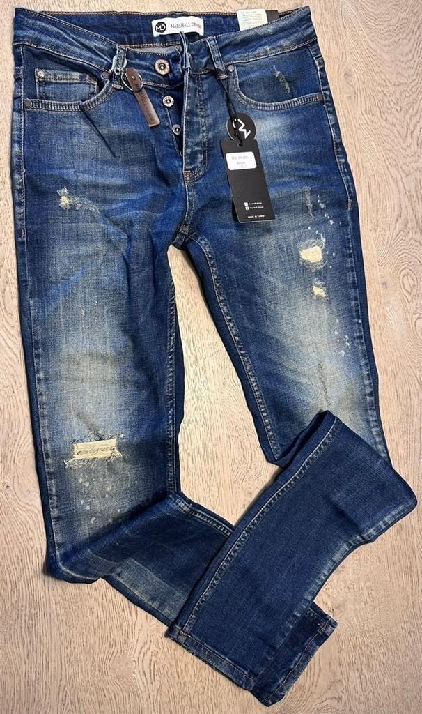 Marshall Denim Jeans ~NIEUW~ [1] Maat 30, Ophalen of Verzenden, Nieuw, Blauw, W32 (confectie 46) of kleiner