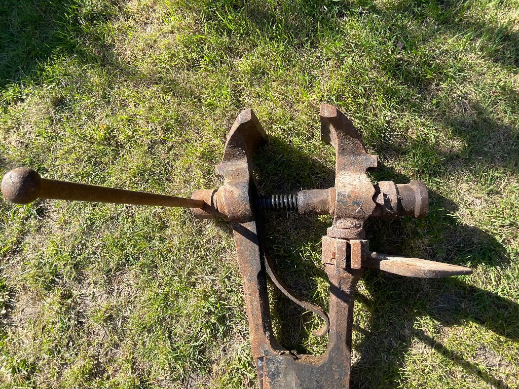 Oerdegelijke Staartbankschroef, Enlèvement, Comme neuf, 70 à 120 cm, Étau