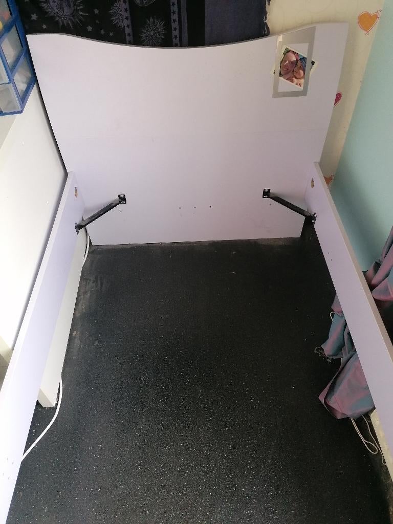 Fille à lit simple lilas, Meisjeskamer Lila, 100 cm, Autres couleurs, Une personne