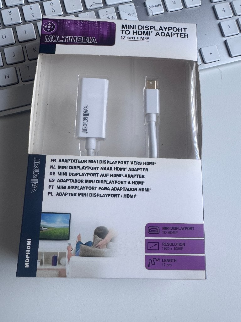 Mini displayport to HDMI adapter, Enlèvement ou Envoi, Neuf