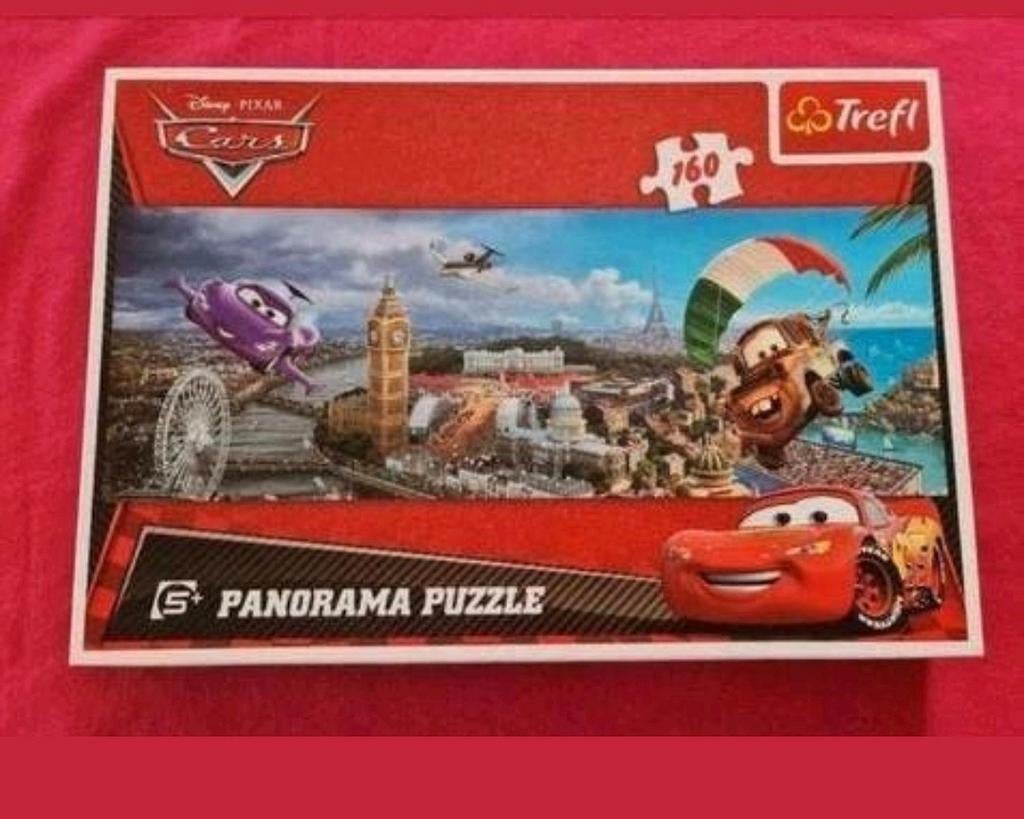 Puzzel disney cars : 160 stukken / panorama / trefl, Enlèvement ou Envoi
