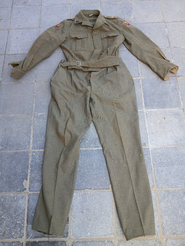 ABL battledress jaren 50, Brits model, Verzamelen, Militaria | Algemeen, Ophalen of Verzenden, Landmacht, Kleding of Schoenen