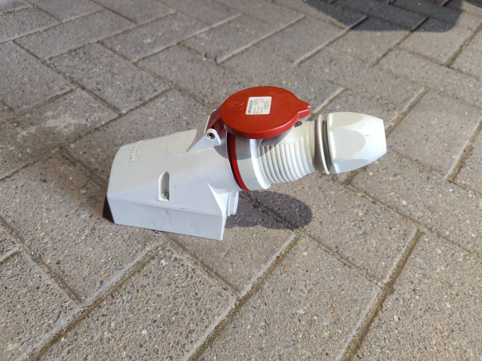 32A 400v cee stekker en contact, Doe-het-zelf en Bouw, Ophalen of Verzenden, Zo goed als nieuw, Overige merken, Stekker