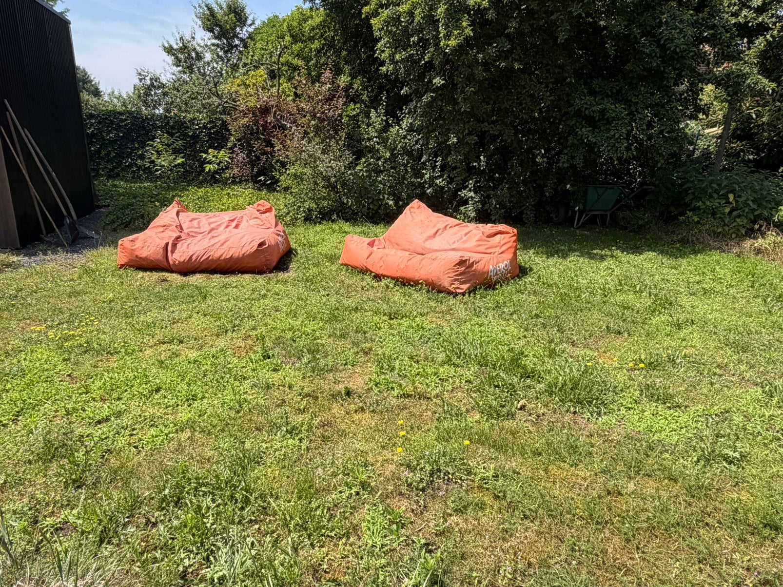 Aperol zitzakken te koop, Huis en Inrichting, Zitzakken, Ophalen, Gebruikt, Zitzak
