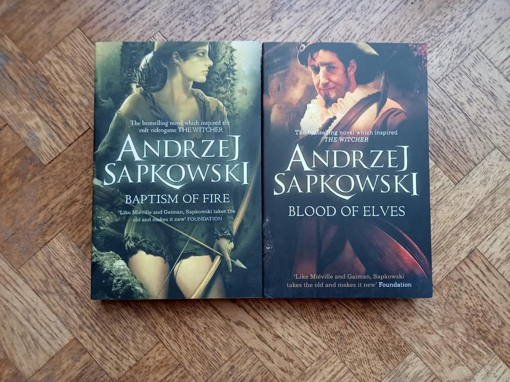 Andrzej Sapkowski: Baptism of fire & Blood of Elves, Livres, Enlèvement ou Envoi, Utilisé