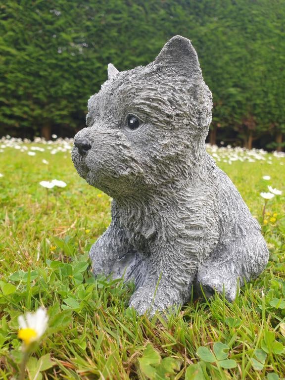 tuinbeeldje van een hondje , beton, Ophalen of Verzenden, Nieuw