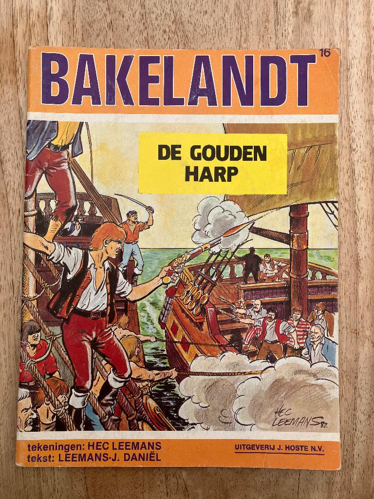 Bakelandt - 16 - De gouden harp, Une BD, Enlèvement ou Envoi, Utilisé, Hec Leemans