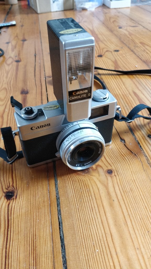 Canon Canonet 28, Audio, Tv en Foto, Ophalen of Verzenden, Gebruikt, Canon