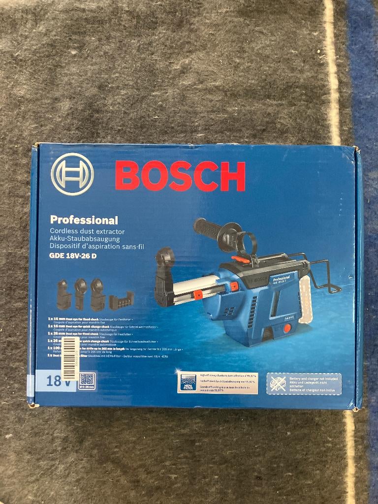 PRO GDE 18V-26 D geïntegreerde stofzuiger, Ophalen of Verzenden, Nieuw, Boor- en Schroefmachine