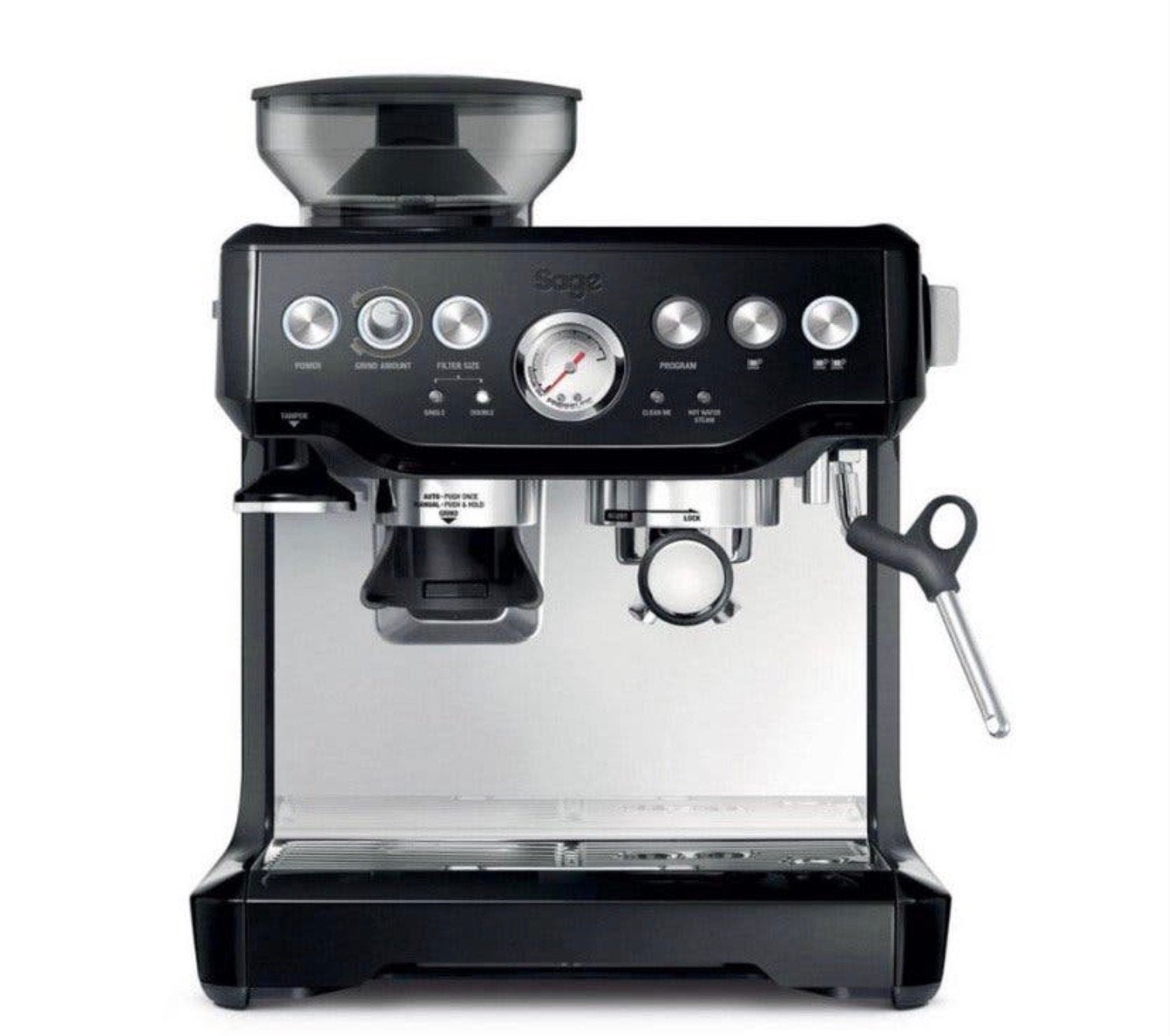 Cafetière à piston Sage Barista Express Black Sesame, Electroménager, Neuf, Enlèvement ou Envoi, Café moulu, Cafetière