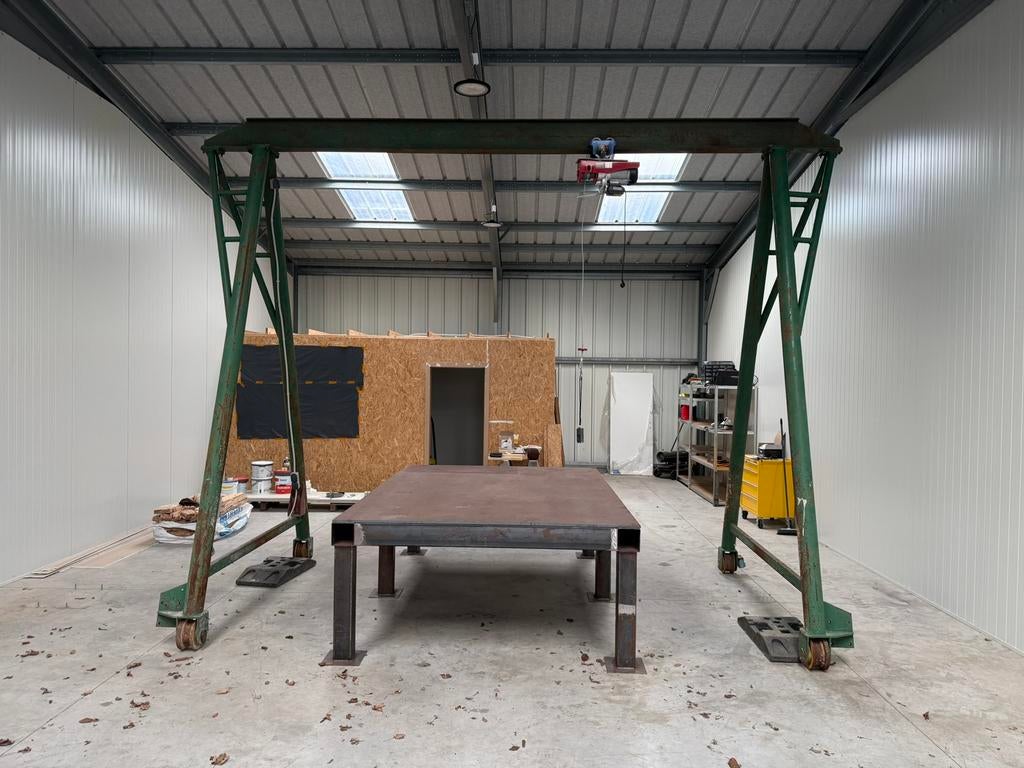 Portique de levage motorisé + palan électrique 2T, Ophalen