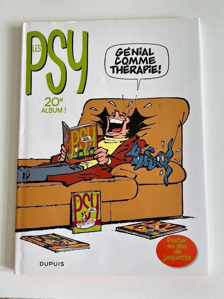 BD Les psy Génial comme thérapie !, Livres, Bédu & Cauvin, Enlèvement ou Envoi, Une BD, Utilisé